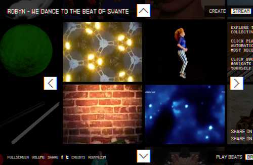 "we dance to the beat" interactive beat machine 